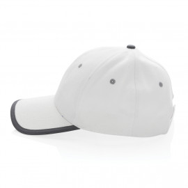 Impact AWARE™ Brushed rcotton 6 panel contrast cap 280gr