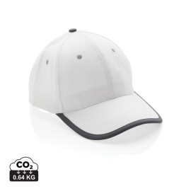 Impact AWARE™ Brushed rcotton 6 panel contrast cap 280gr