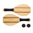 Wooden frescobol tennis set