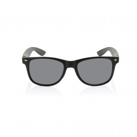 GRS recycled PC plastic sunglasses with cork