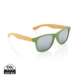 Bamboo and RCS recycled plastic sunglasses