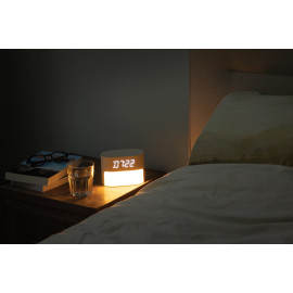 LumaRise RCS reycled plastic white noise alarm clock