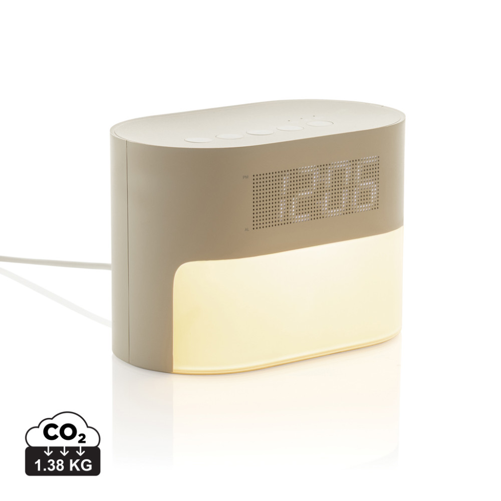 LumaRise RCS reycled plastic white noise alarm clock