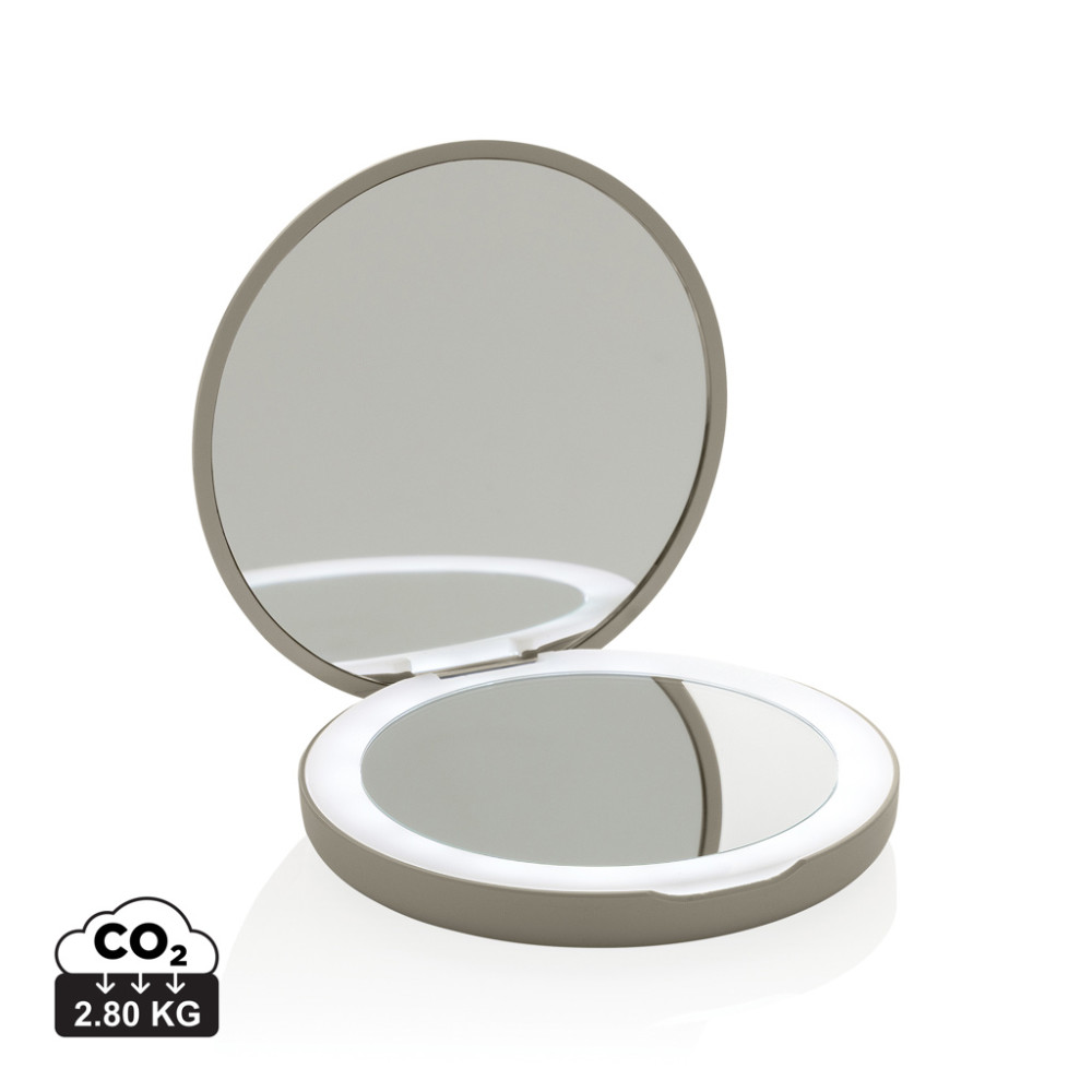 Lumora RCS recycled plastic LED re-chargeable make-up mirror Lumora RCS recycled plastic LED re-chargeable make-up mirror