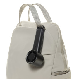 Twist RCS recycled plastic re-chargeable portable fan