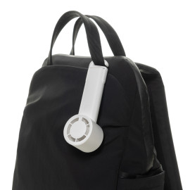 Twist RCS recycled plastic re-chargeable portable fan