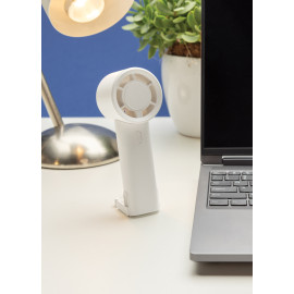 Twist RCS recycled plastic re-chargeable portable fan