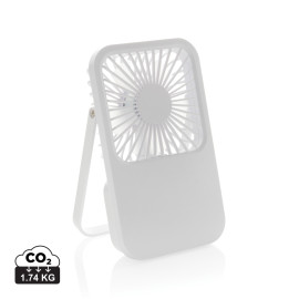 Aervina RCS recycled plastic re-chargeable desk fan