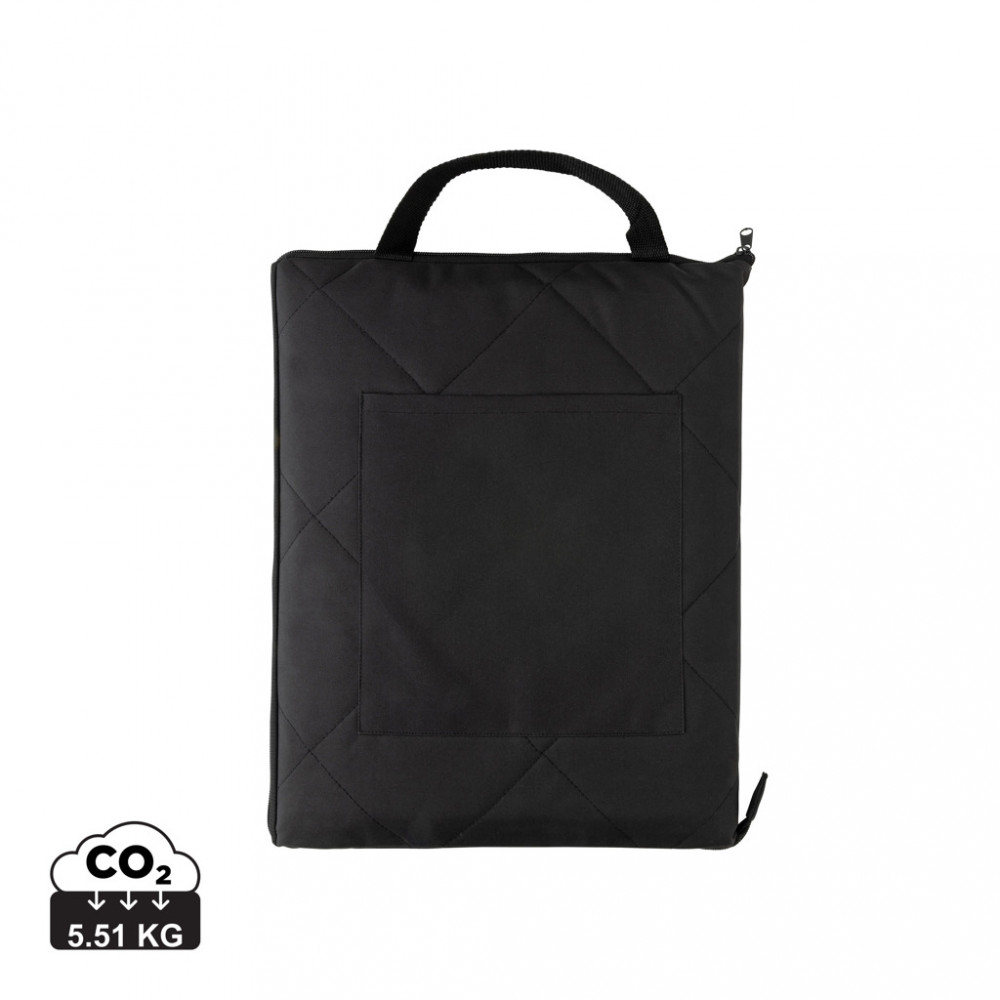 Impact Aware™ RPET foldable quilted picnic blanket
