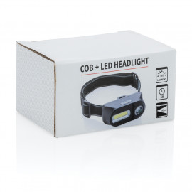 Фенер за глава с COB и LED светлина