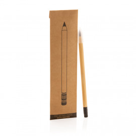 Bamboo infinity pencil with eraser