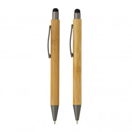 Bamboo modern pen set in box