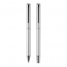 Swiss Peak Cedar RCS certified recycled aluminum pen set