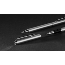 Swiss Peak Cedar RCS certified recycled aluminum pen set