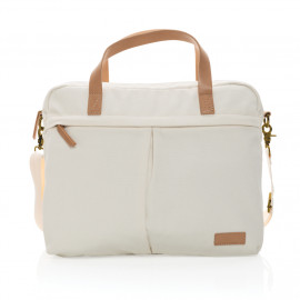 Impact AWARE™ 16 oz. recycled canvas laptop bag