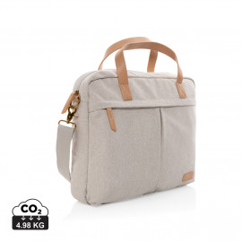 Impact AWARE™ 16 oz. recycled canvas laptop bag