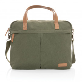 Impact AWARE™ 16 oz. recycled canvas laptop bag