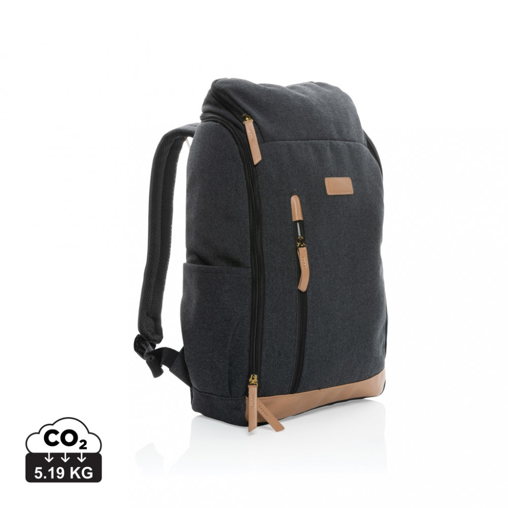 Impact AWARE™ 16 oz. rcanvas 15 inch laptop backpack