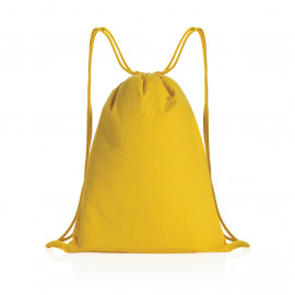 Impact AWARE™ Recycled cotton drawstring backpack 145g