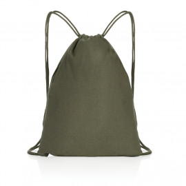 Impact AWARE™ Recycled cotton drawstring backpack 145g