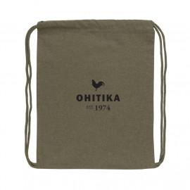 Impact AWARE™ Recycled cotton drawstring backpack 145g