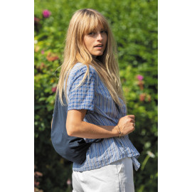 Impact AWARE™ Recycled cotton drawstring backpack 145g