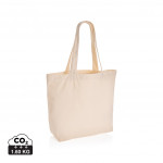 Impact Aware™ 240 gsm rcanvas shopper w/pocket undyed