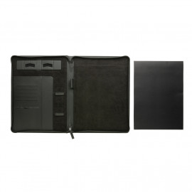 Swiss Peak Heritage RCS rPU A4 portfolio with zipper