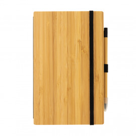 Bamboo notebook and infinity pencil set