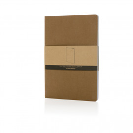 Salton A5 GRS certified recycled paper notebook