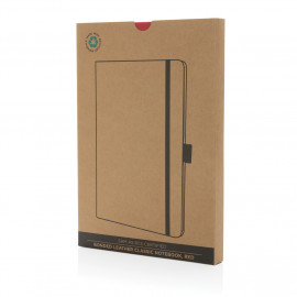 Sam A5 RCS certified bonded leather classic notebook