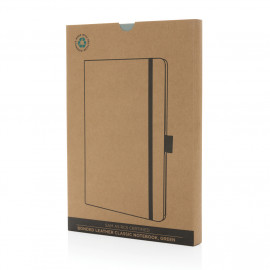 Sam A5 RCS certified bonded leather classic notebook