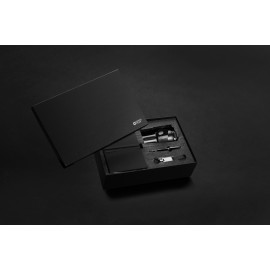 Swiss Peak RCS certified deluxe business gift set w/ tumbler