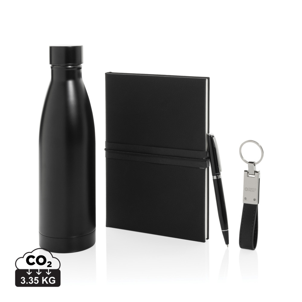 Swiss Peak RCS deluxe business gift set w/ water bottle