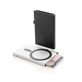 Standard aluminium RFID magnetic phone cardholder