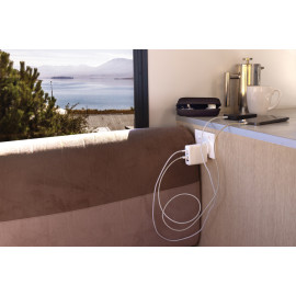 TravelCharge Pro RCS rplastic travel charger with USB C