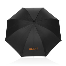 Swiss Peak Vero Aware™ RPET 25” umbrella w luxe handle