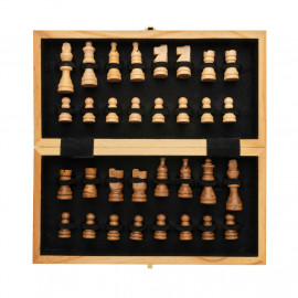 Luxury wooden foldable chess set