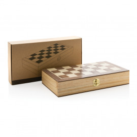 Luxury wooden foldable chess set
