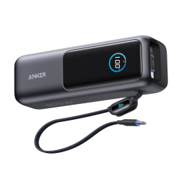 Anker Power Bank 25.000 mah 165W, Built-in retractable cable Anker Power Bank 25.000 mah 165W, Built-in retractable cable