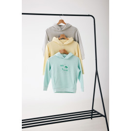 IQONIQ Yengo kids recycled cotton hoodie with sidepockets