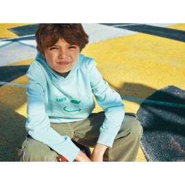 IQONIQ Yengo kids recycled cotton hoodie with sidepockets