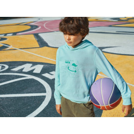 IQONIQ Yengo kids recycled cotton hoodie with sidepockets