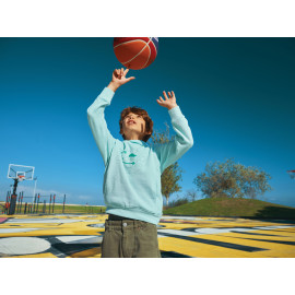 IQONIQ Yengo kids recycled cotton hoodie with sidepockets