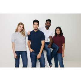 Iqoniq Yosemite recycled cotton pique polo