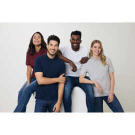 Iqoniq Yosemite recycled cotton pique polo