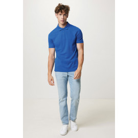 Iqoniq Yosemite recycled cotton pique polo