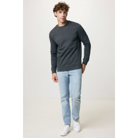 Iqoniq Denali recycled cotton crew neck undyed