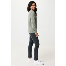 Iqoniq Denali recycled cotton crew neck undyed