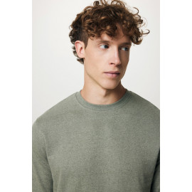 Iqoniq Denali recycled cotton crew neck undyed